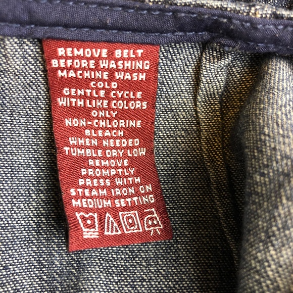 Jones Wear Jeans Denim Panel Skirt Size 4 - Picture 7 of 7